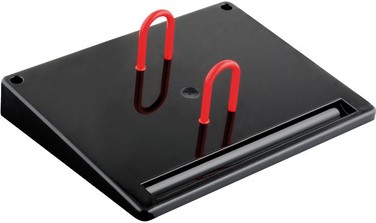 Kalenderhouder tbv omlegblok kunststof zwart