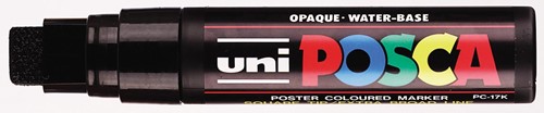 Verfstift Posca PC-17K 15mm zwart 