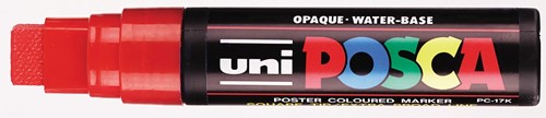 Verfstift Posca PC-17K 15mm rood