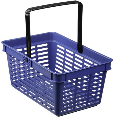 Winkelmandje Durable basket 19 blauw