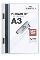 Klemmap Durable 2218 A3 6mm blauw