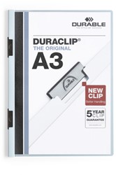 Klemmap Durable 2218 A3 6mm blauw