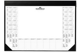 Bureau-onderlegblok 2024-2025 Durable 59x42cm met houder zwart