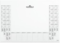 Bureau-onderlegblok 2025-2026 Durable 59x42cm wit