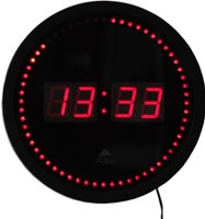 Wandklok Alba Hored Ø30cm zwart