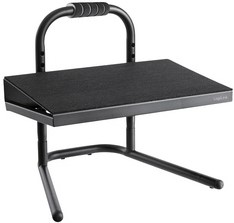 Voetensteun LogiLink hoogte verstelbaar zwart