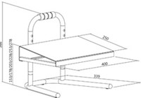 Voetensteun LogiLink hoogte verstelbaar zwart-3