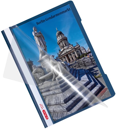 Snelhechter Herlitz Quality A4 PP blauw-3