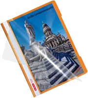 Snelhechter Herlitz Quality A4 PP oranje-2