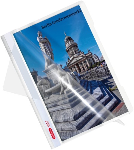 Snelhechter Herlitz Quality A4 PP wit-3