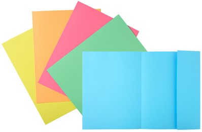 Vouwmap Exacompta A4 240x320 met omslagklep roze p/50-2