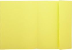 Vouwmap Exacompta A4 240x320 met omslagklep geel p/50