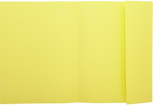 Vouwmap Exacompta A4 240x320 met omslagklep geel p/50