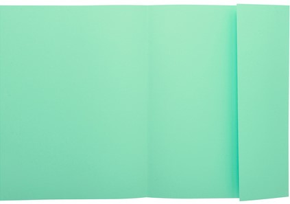 Vouwmap Exacompta A4 240x320 met omslagklep lichtgroen p/50