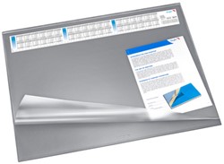 Onderlegger Läufer 52x65cm met transparant voorblad grijs