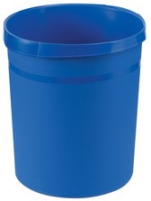 Papierbak Han Grip 18 liter met griprand blauw