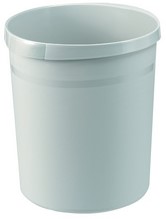 Papierbak Han Grip 18 liter met griprand lichtgrijs