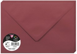 Envelop Pollen C5 gegomd bordeaux 120gr 20stuks