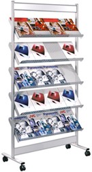 Folderstandaard Kerkmann Artline 20xA4 aluminium