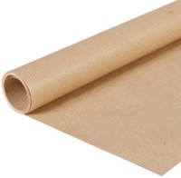 Inpakpapier Clairfontaine Kraft gestreept 60gr 100cmx50m op rol bruin