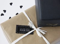 Inpakpapier Clairfontaine Kraft gestreept 60gr 100cmx50m op rol bruin-2