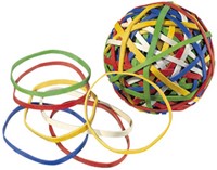 Elastiek Laufer Rondella 60mm 130gr ass. gekleurd