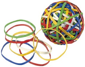 Elastiek Laufer Rondella 60mm 130gr ass. gekleurd