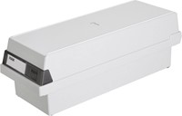 Kaartenbak Han A7 lang kunststof grijs