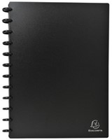 Visitekaartenmap Exacompta voor 192kaarten kunststof zwart -2