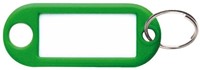 Sleutellabel kunststof groen p/100