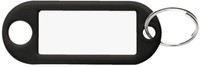Sleutellabel kunststof zwart p/100