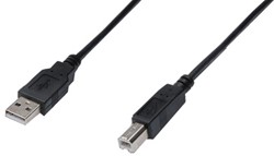 Kabel Digitus USB 2.0 A-B 180cm zwart