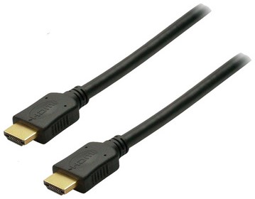 Kabel Shiverpeaks high speed HDMI gold-plated 150cm zwart