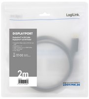 Kabel LogiLink displayport/DVI 100cm zwart-2