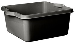 Afwasteil Plast Team Atlanta 10liter zwart