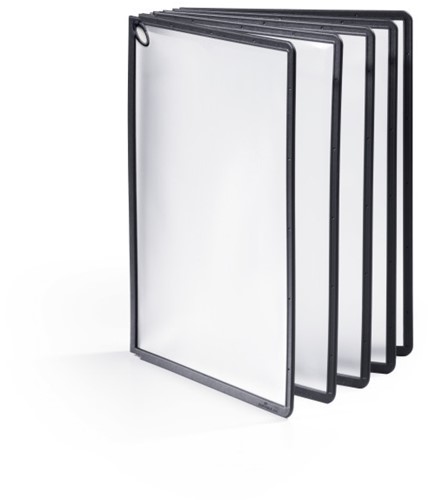 Infotas Durable 5590 sherpa tweezijdige opening A4 zwart-2