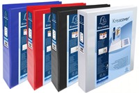 Presentatieringband Exacompta A4 4-rings D-mech 40mm blauw-2