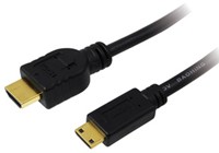 Kabel Shiverpeaks HDMI A-C mini 200cm zwart