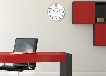 Wandklok Unilux Pop Ø30,5cm blauw-2