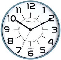 Wandklok Unilux Pop Ø30,5cm blauw