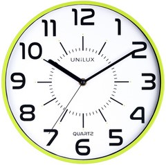 Wandklok Unilux Pop Ø30,5cm groen