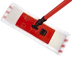 Vloerwisser Peggy Perfect met telescoopsteel rood