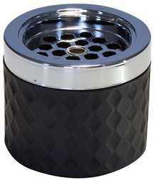 Asbak APS  rond 95mm zwart