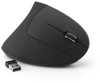 Ergonomische Muis MediaRange 6 knoppen draadloos rechts zwart-2