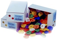 Sleutelkapje WEDO rond ass. per 100 stuks