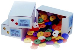 Sleutelkapje WEDO rond ass. per 100 stuks