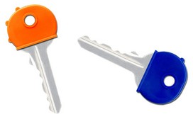 Sleutelkapje WEDO rond ass. per 100 stuks-2