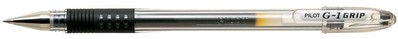 Gelschrijver PILOT G1 grip zwart 0.32mm