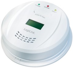 Koolmonoxidemelder LogiLink wit