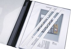 Snelhechter afdekstrip Durable A4 PVC wit p/50 stuks
